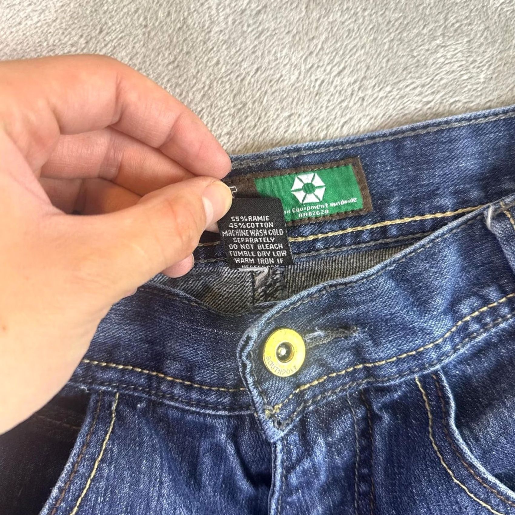 Southpole Vintage Southpole Y2K Green Tab Baggy Skater Jeans Men’s 32 Blue Denim Size US 32 / EU 48 - 4 Thumbnail