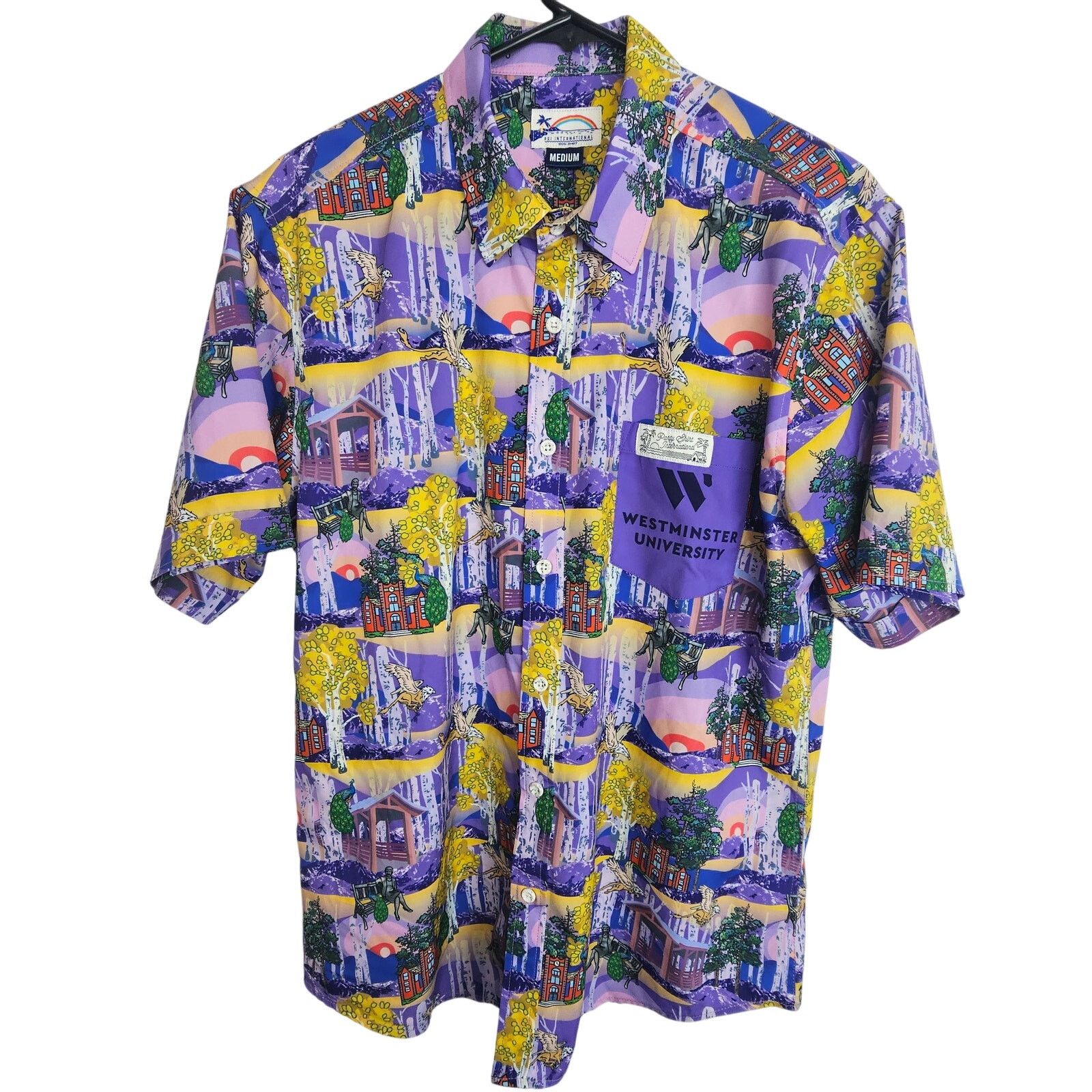 Paige PSI International Mens Shirt Size M Westminster University Size US M / EU 48-50 / 2 - 1 Thumbnail