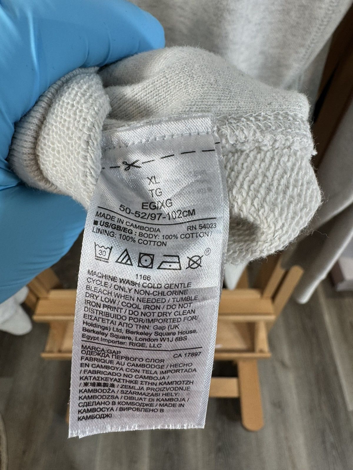 Gap HERON PRESTON x GAP - Handmade circa 2016 - RARE! Size US XL / EU 56 / 4 - 14 Thumbnail