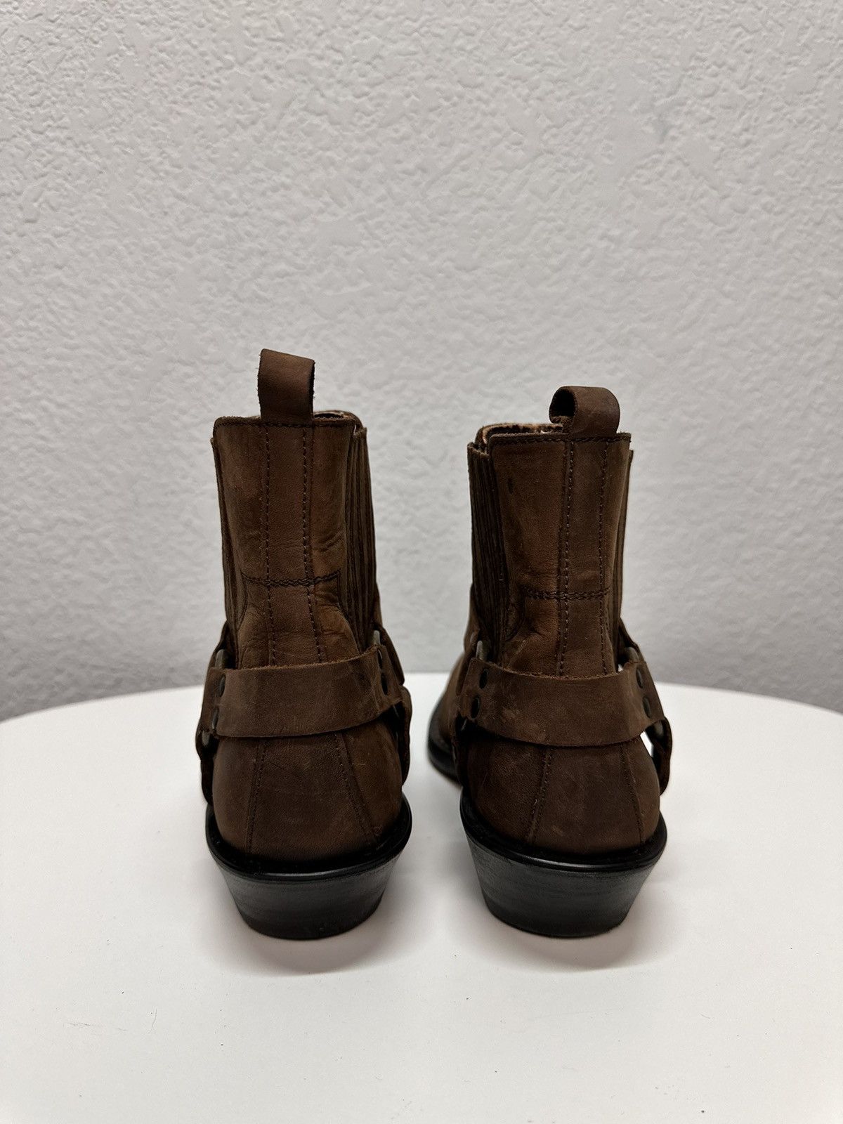 Western Rise Vintage Brown Western Style Ankle Boots As 98 Size 40 Size US 7 / EU 40 - 6 Thumbnail
