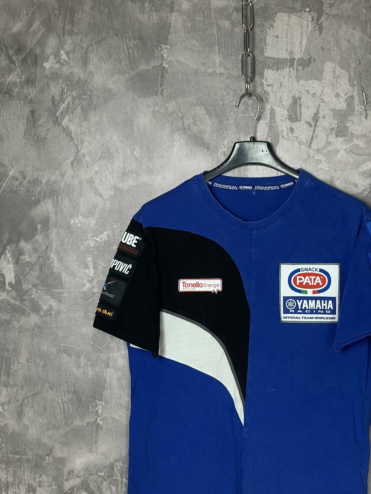 Vintage × Yamaha Vintage Streetwear Moto Racing Yamaha Blue T shirt Size US M / EU 48-50 / 2 - 3 Thumbnail