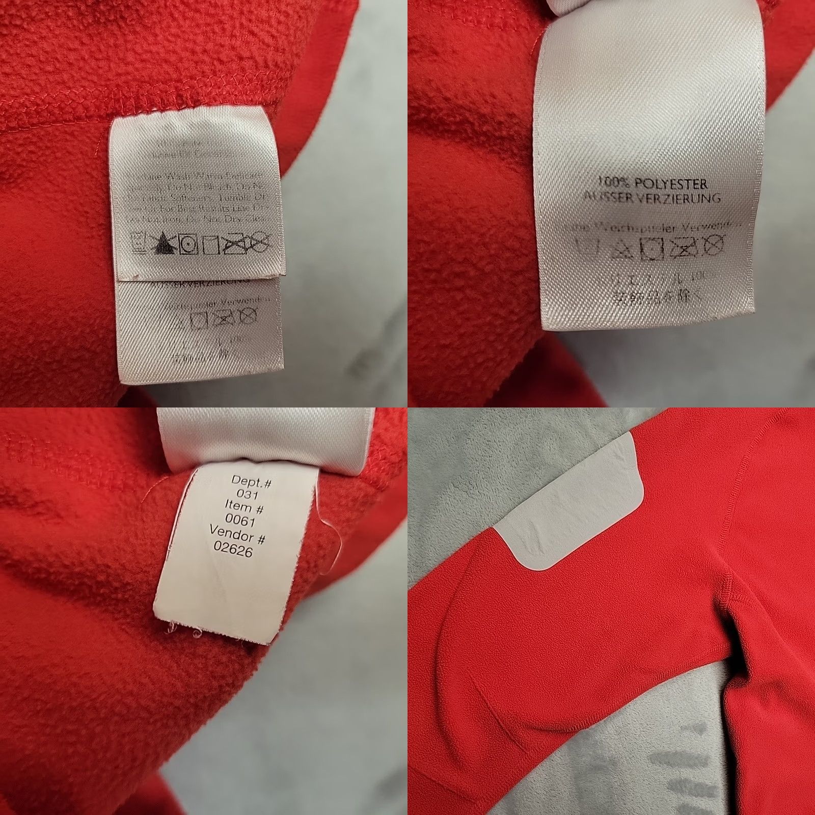 Eddie Bauer Eddie Bauer First Ascent Sweater Womens S Red 1/2 Zip Fleece Outdoors Gorp Shirt Size S / US 4 / IT 40 - 8 Thumbnail