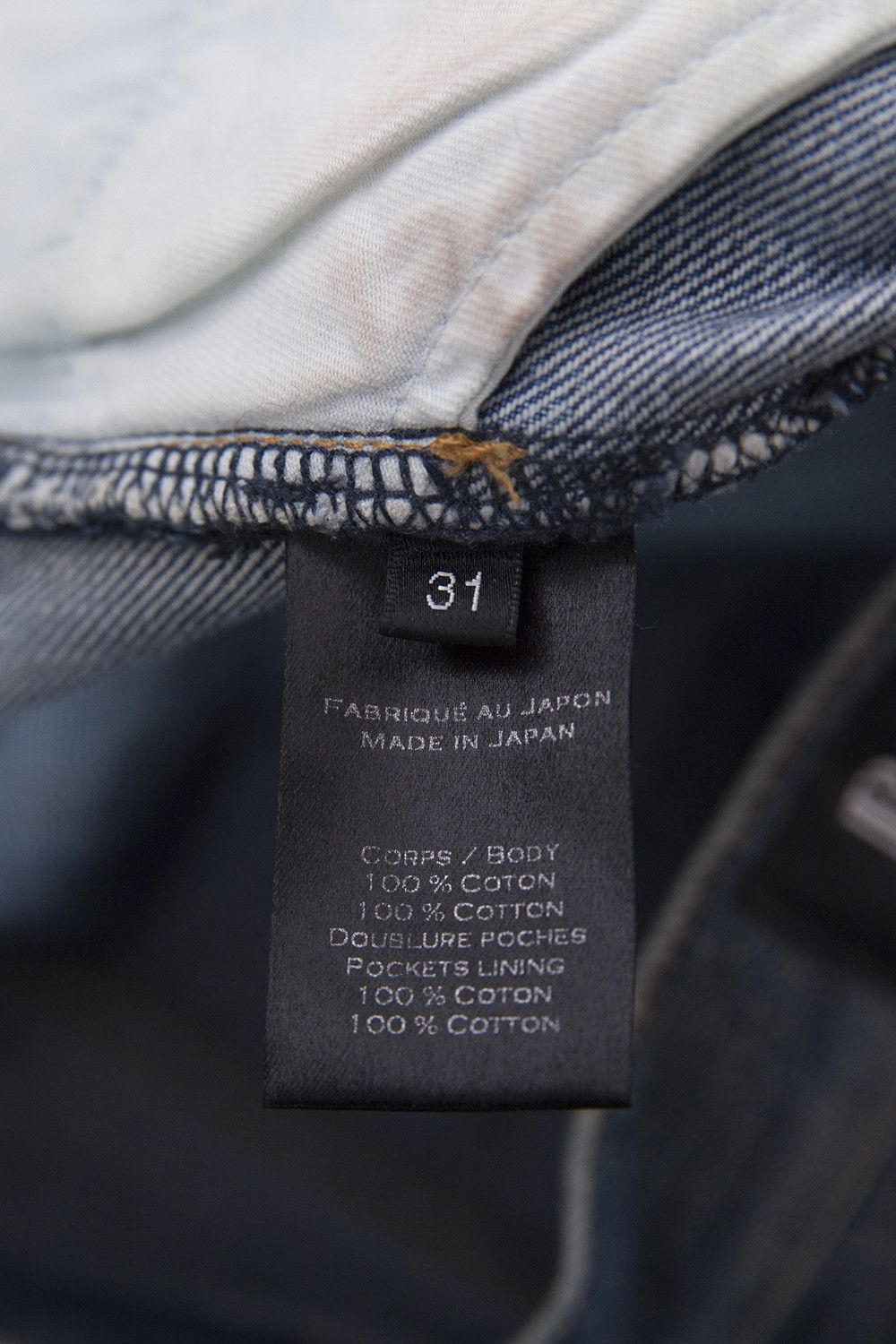 Balmain SS13 J-shape denim jeans Size US 31 - 6 Thumbnail