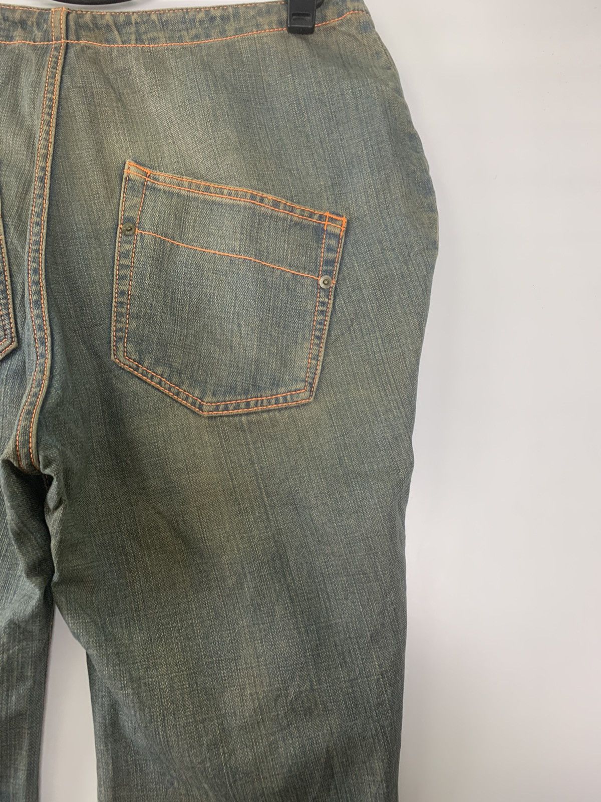 Japanese Brand Frap Bois distressed denim Size 22" - 13 Thumbnail