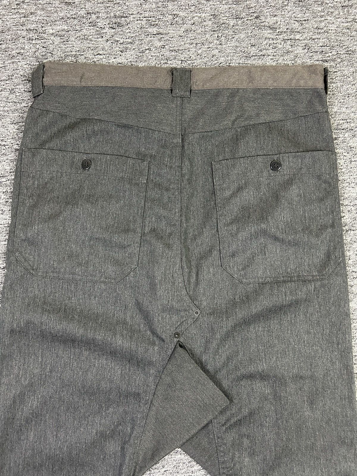 Ganryu SS2016 CDG – GANRYU – Cropped Sarouel Drop Crotch Pants Size US 38 / EU 54 - 6 Thumbnail