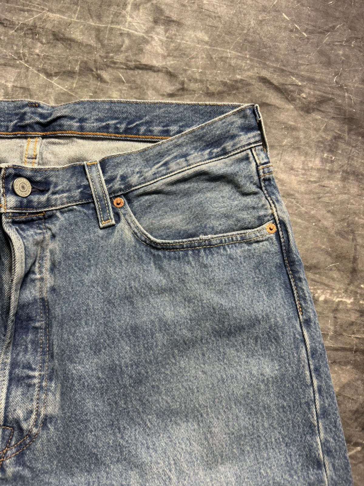 DENIM TEARS × Levi's Denim Tears Plain Jane Washed Indigo Jeans Size US 36 / EU 52 - 4 Thumbnail