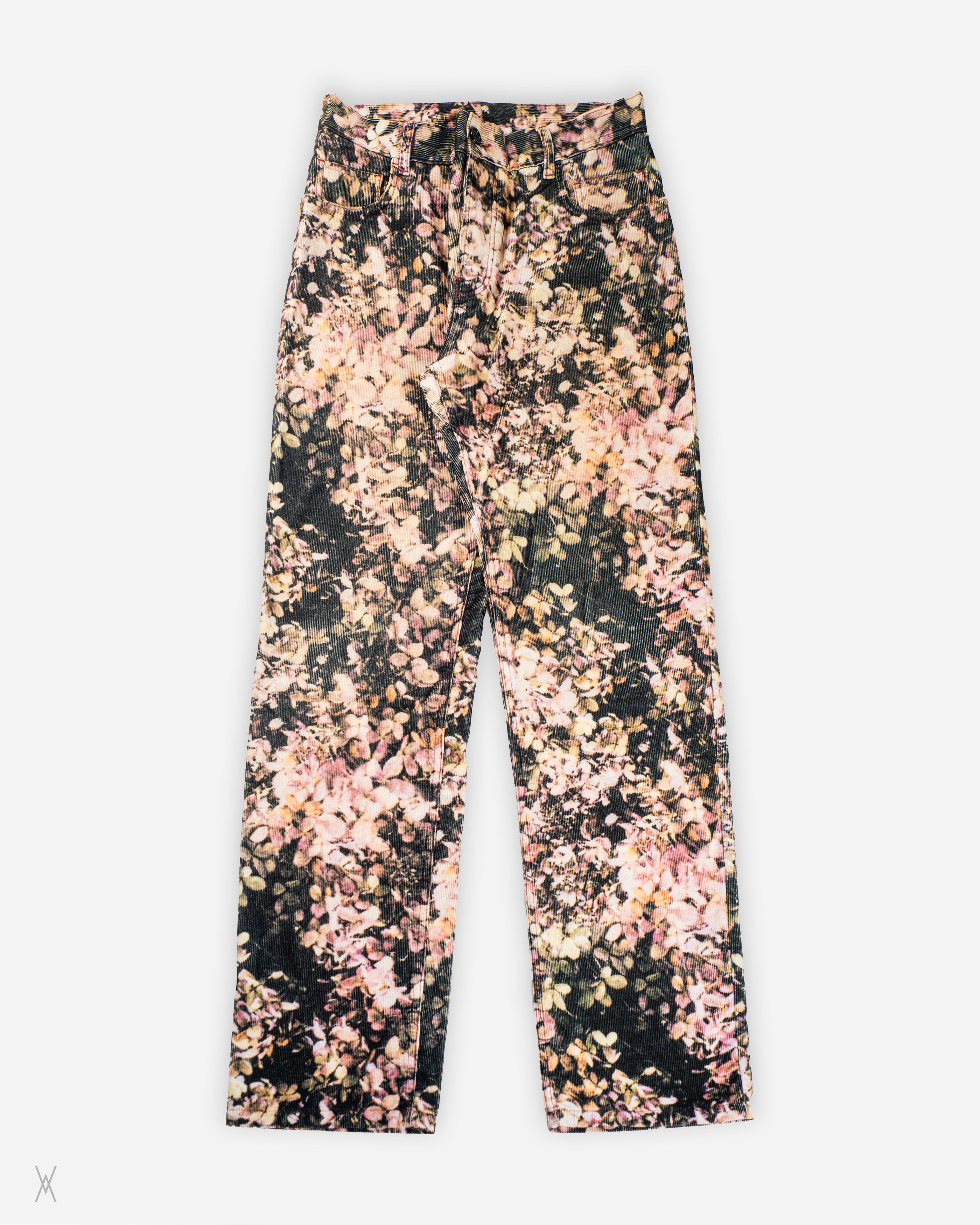 Ann Demeulemeester Ann Demeulemeester floral print corduroy trousers Size US 34 / EU 50 - 2 Thumbnail