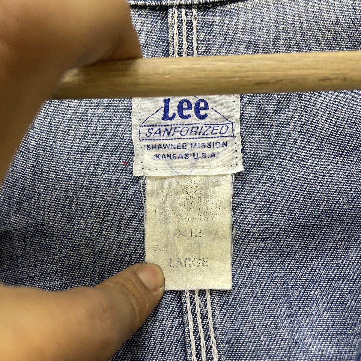 Lee 🔥Vintage 90s Lee Union Made Denim Chore Jacket Size US L / EU 52-54 / 3 - 10 Thumbnail