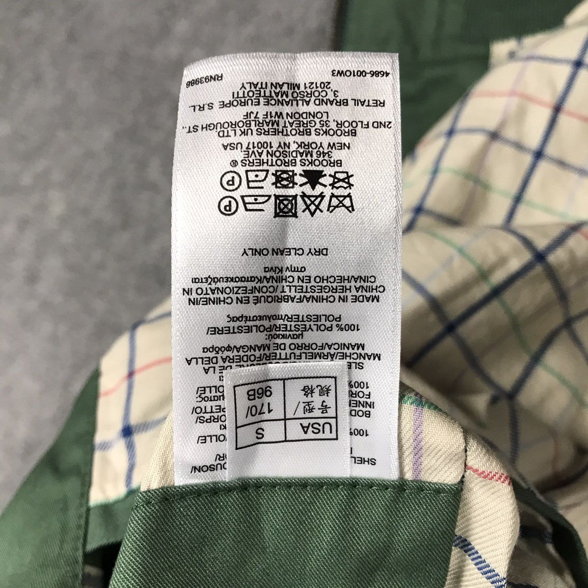 Brooks Brothers BROOKS BROTHERS GREEN ZIPPER JACKET Size US S / EU 44-46 / 1 - 11 Thumbnail
