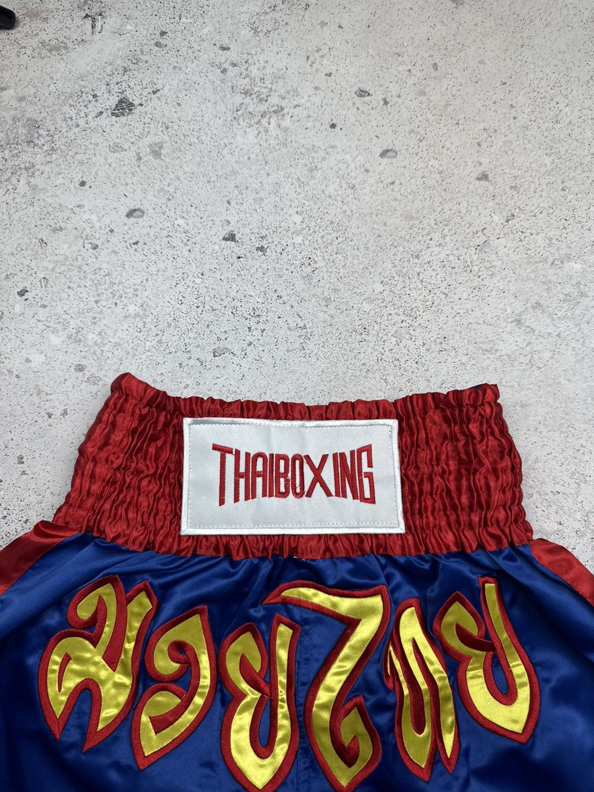 Japanese Brand × Vintage Vintage Muay Thai Shorts Thaiboxing MMA M1 UFC Y2K Size US 32 / EU 48 - 4 Thumbnail