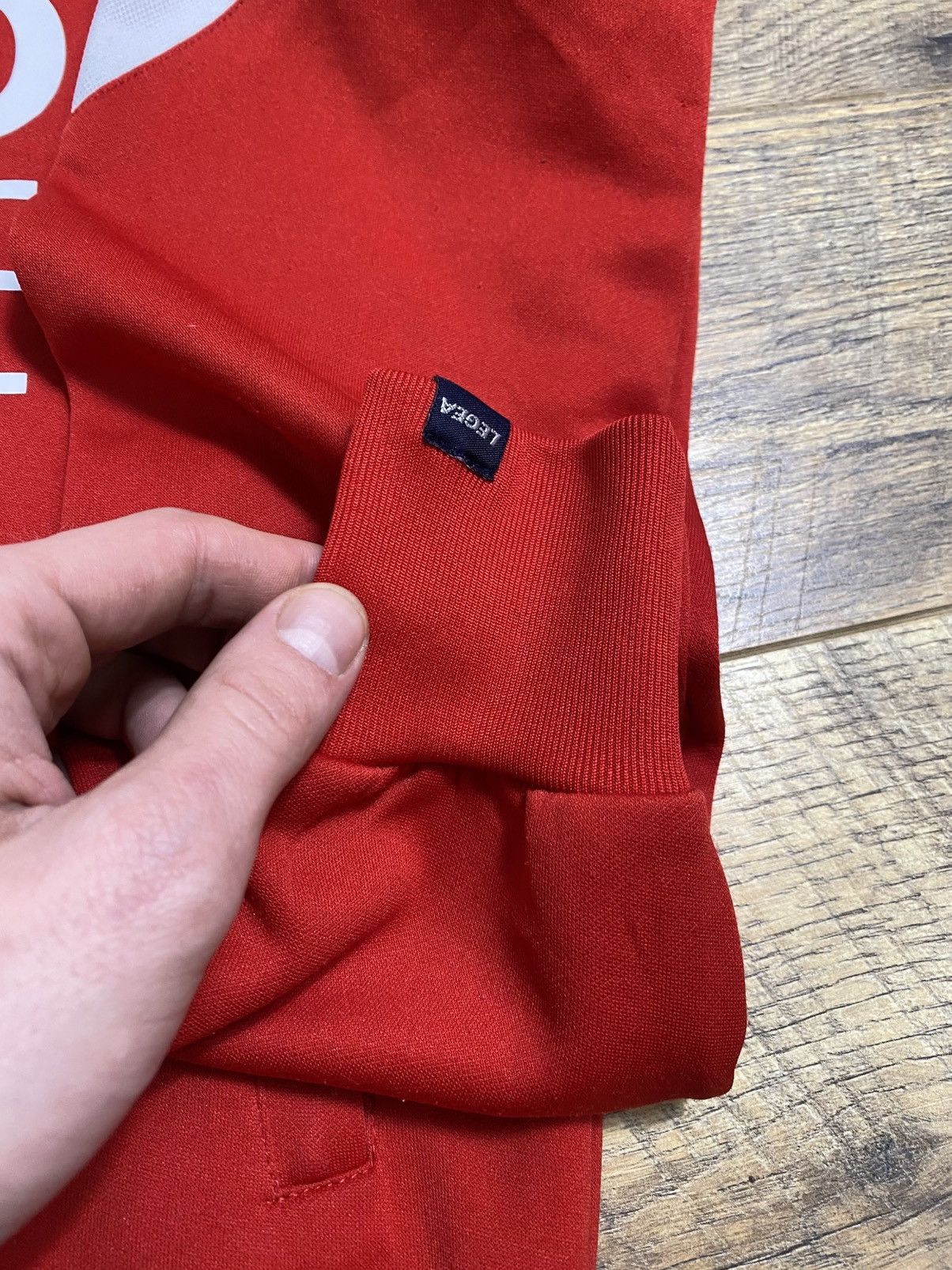 Vintage NEC Nijmegen x Legea Training Drill Top Red Small Size US S / EU 44-46 / 1 - 5 Thumbnail
