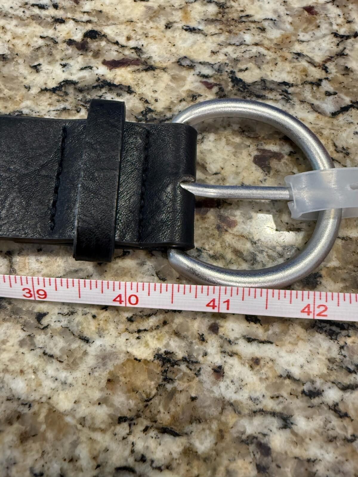 Other Black Faux Leather Silver studded western belt SZ 42” Size ONE SIZE - 8 Thumbnail