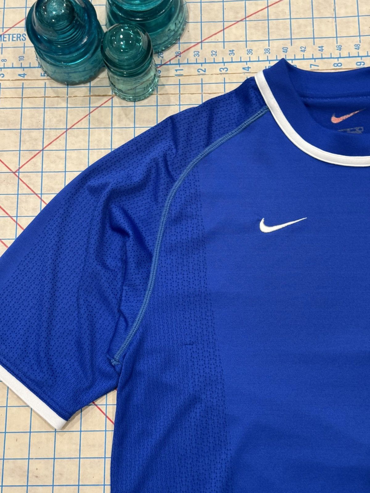 Nike Vintage Nike Brazil Away Jersey Blue 2000-01 Size Medium Size US M / EU 48-50 / 2 - 5 Thumbnail