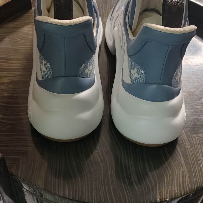 Louis Vuitton Louis Vuitton Archlight Denim Sneakers for Women -2508 Size US 9.5 / IT 39.5 - 3 Thumbnail