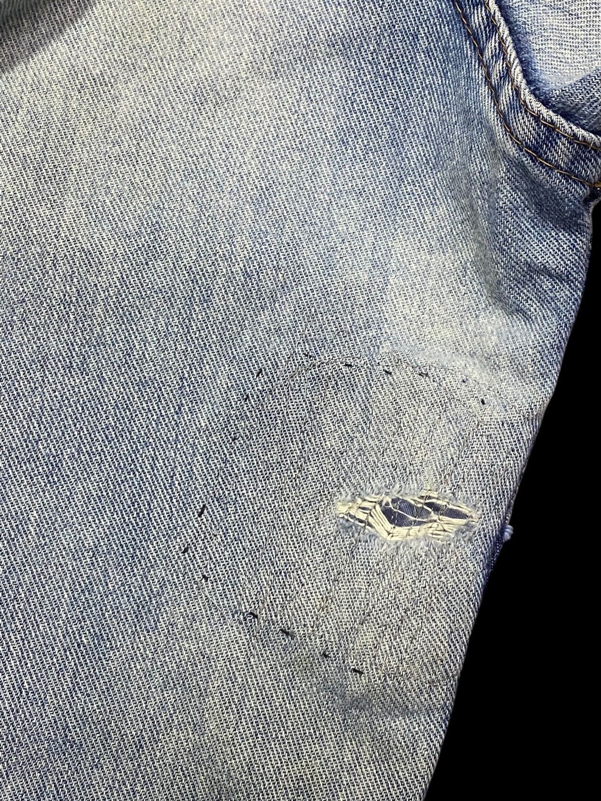 Other 90’s Levis 511 Japan Mud Wash Distressed Loose Jeans Size US 31 - 13 Thumbnail