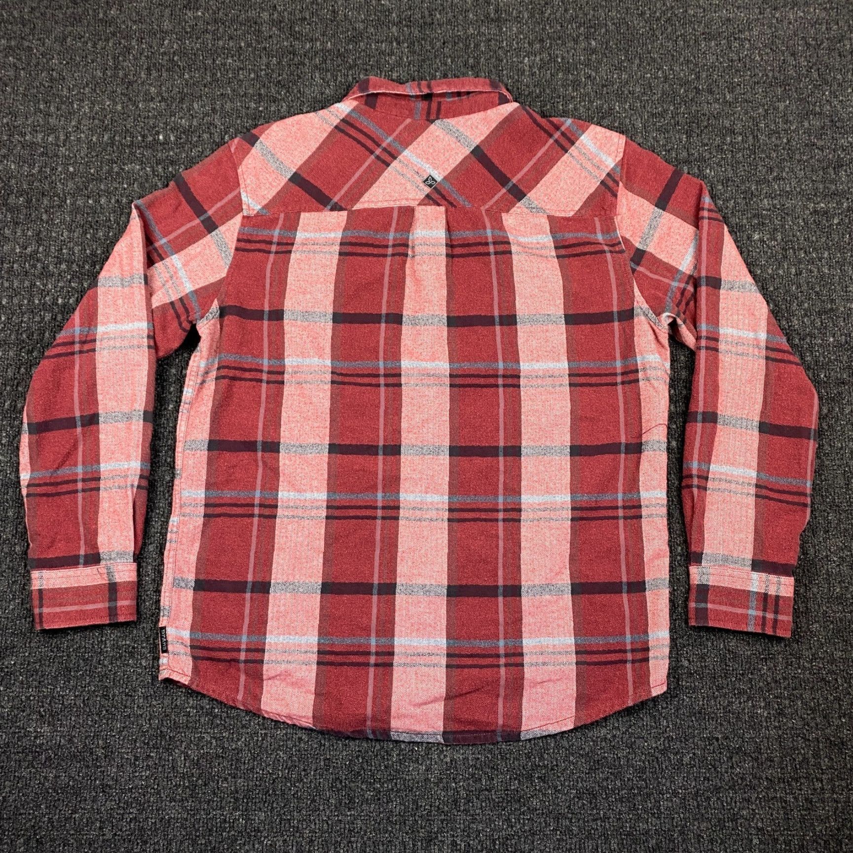 Prana VINTAGE prAna Shirt Plaid Flannel Button-Up Red L Large Collared Heavy Outdoor Mens Size US L / EU 52-54 / 3 - 6 Thumbnail