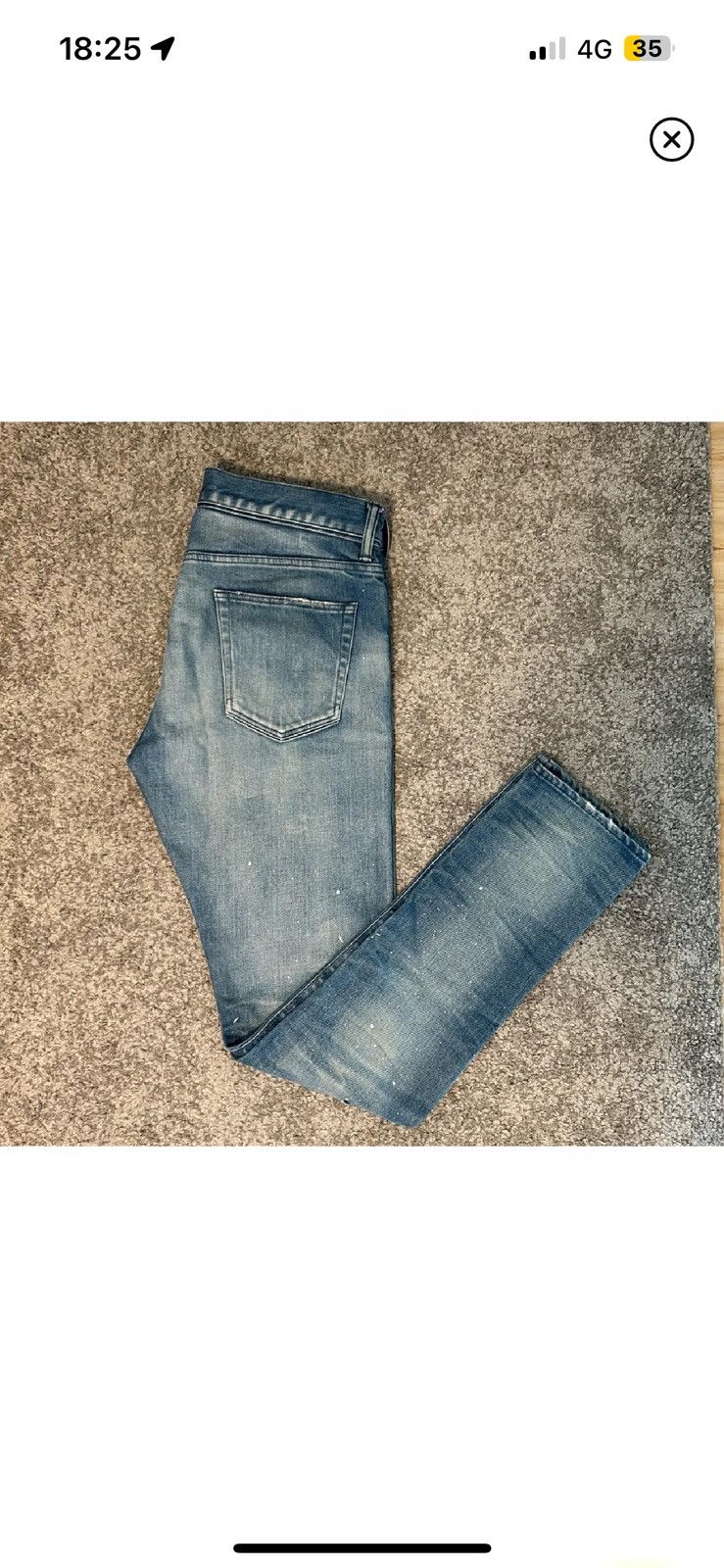 image of John Elliott Jeans in Blue, Men's (Size 31)