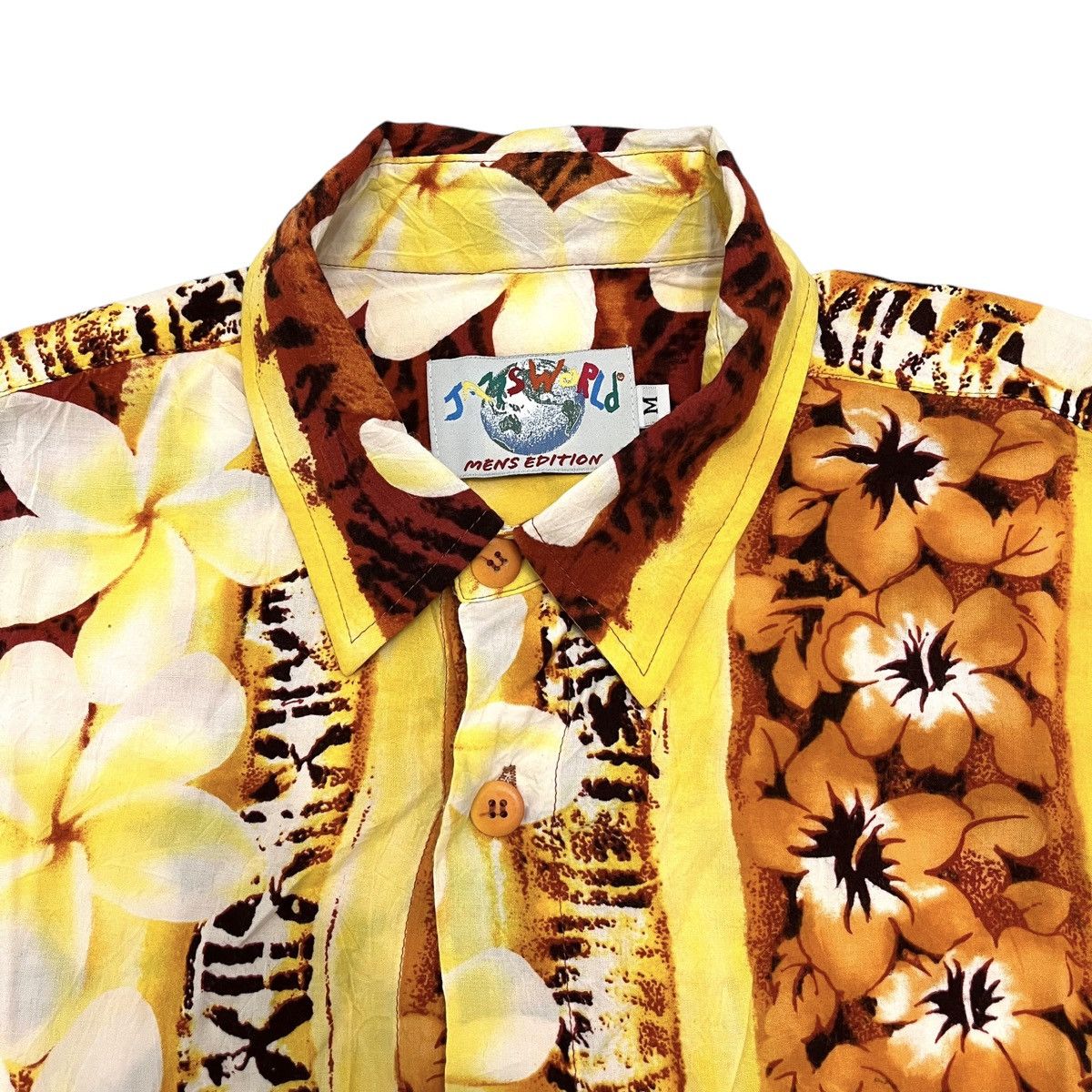 Jams World 80s Rare Vintage Jams World Hawaiian Button Up Floral Shirt Size US M / EU 48-50 / 2 - 3 Thumbnail