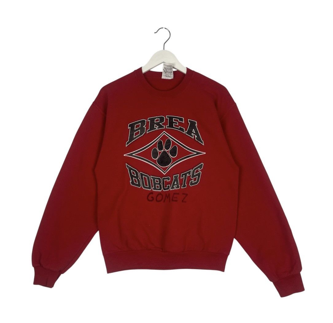Designer × Vintage Vintage Hoodie/sweater Brea high school bobcats sweatshirt Size US S / EU 44-46 / 1 - 1 Thumbnail