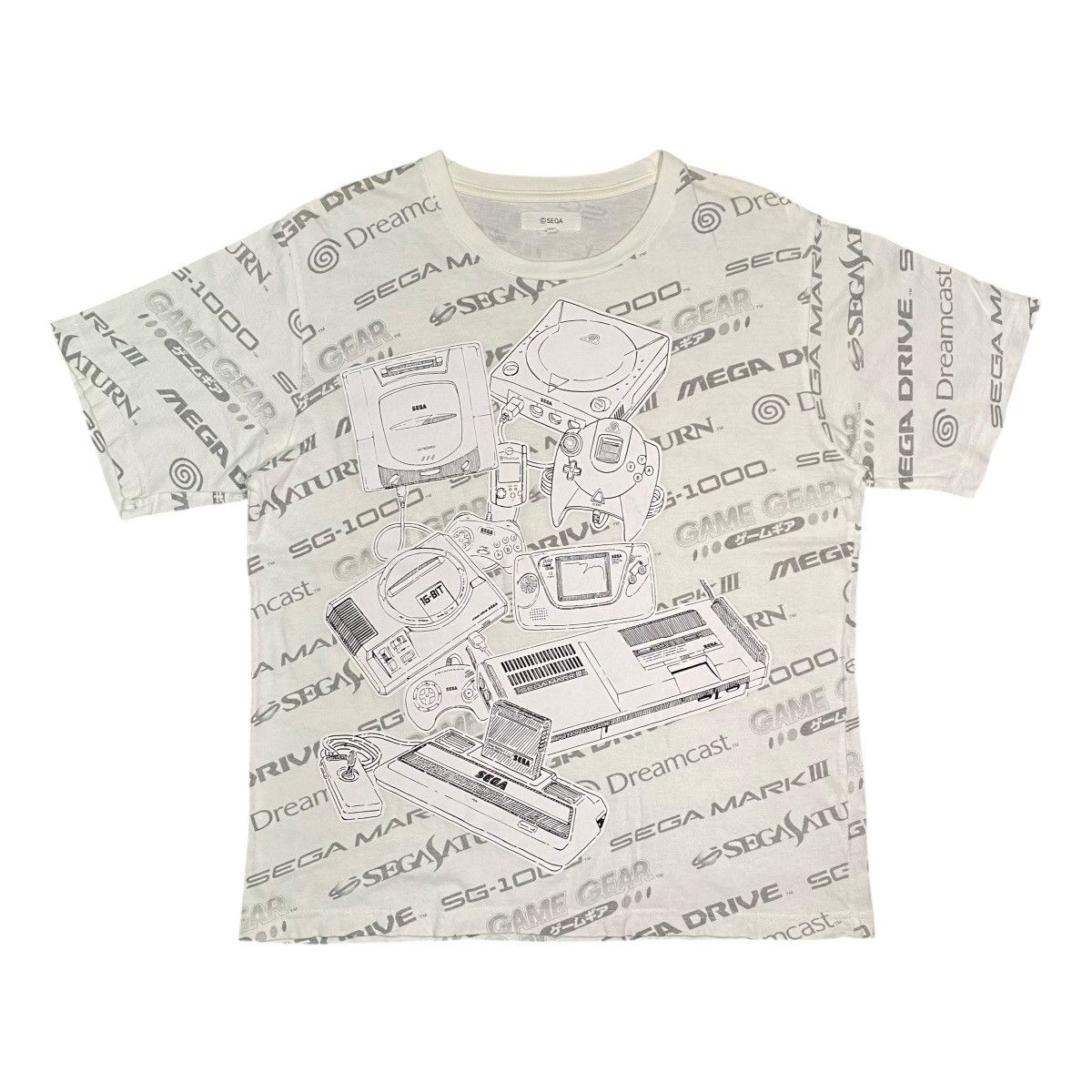 Playstation SEGA VIDEO GAME CONSOLE ALLOVERPRINT T SHIRT Size US L / EU 52-54 / 3 - 1 Thumbnail
