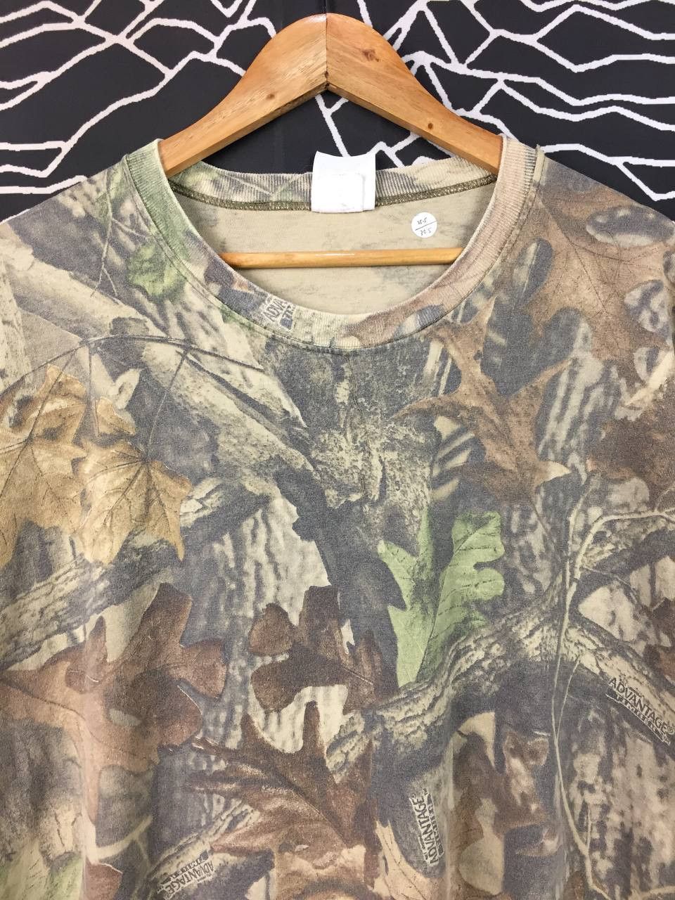 Vintage Vtg 90s Buck Wear Advantage Camo All Over Print Tee Size US XXL / EU 58 / 5 - 3 Thumbnail