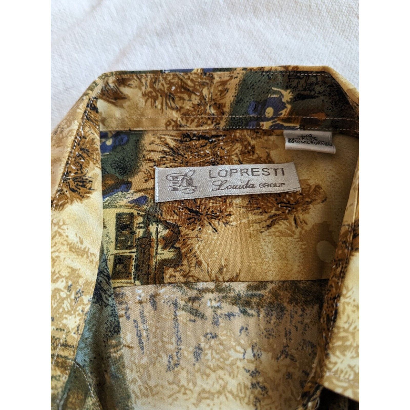 The Unbranded Brand Loprestri Luidio Group mens16-16.5" Shirt L Chest 50" Size US L / EU 52-54 / 3 - 5 Thumbnail