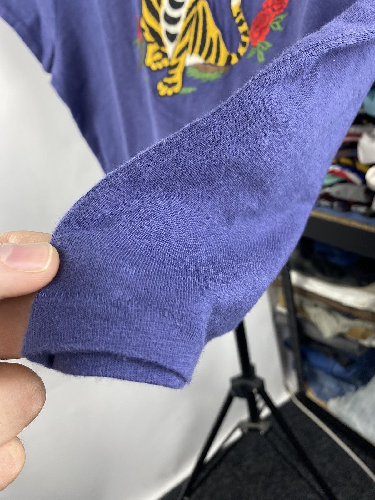 Polo Ralph Lauren × Vintage Polo Ralph Lauren Blue Wild Tiger U.S R.L T Shirt Xl Size XL / US 12-14 / IT 48-50 - 5 Thumbnail