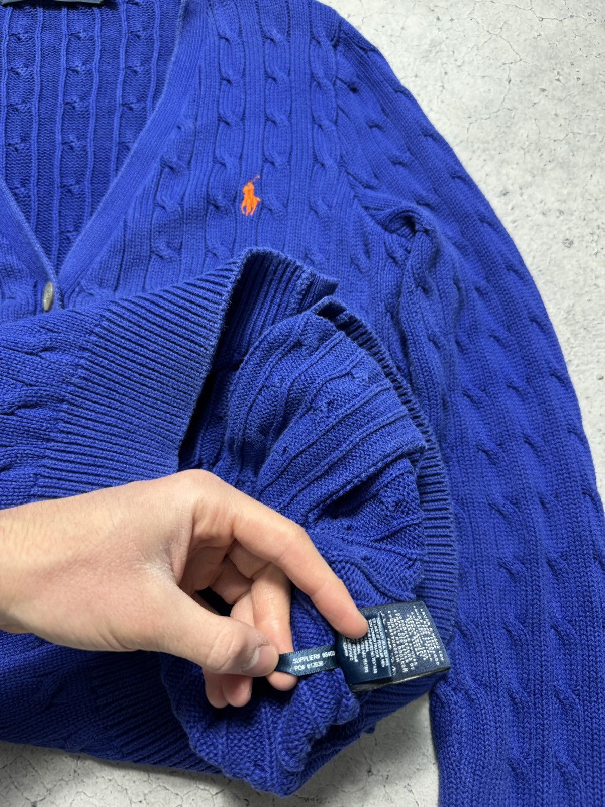 Polo Ralph Lauren × Ralph Lauren Polo Ralph Lauren Sport Women’s Knitted Cardigan Jacket Size XL / US 12-14 / IT 48-50 - 9 Thumbnail