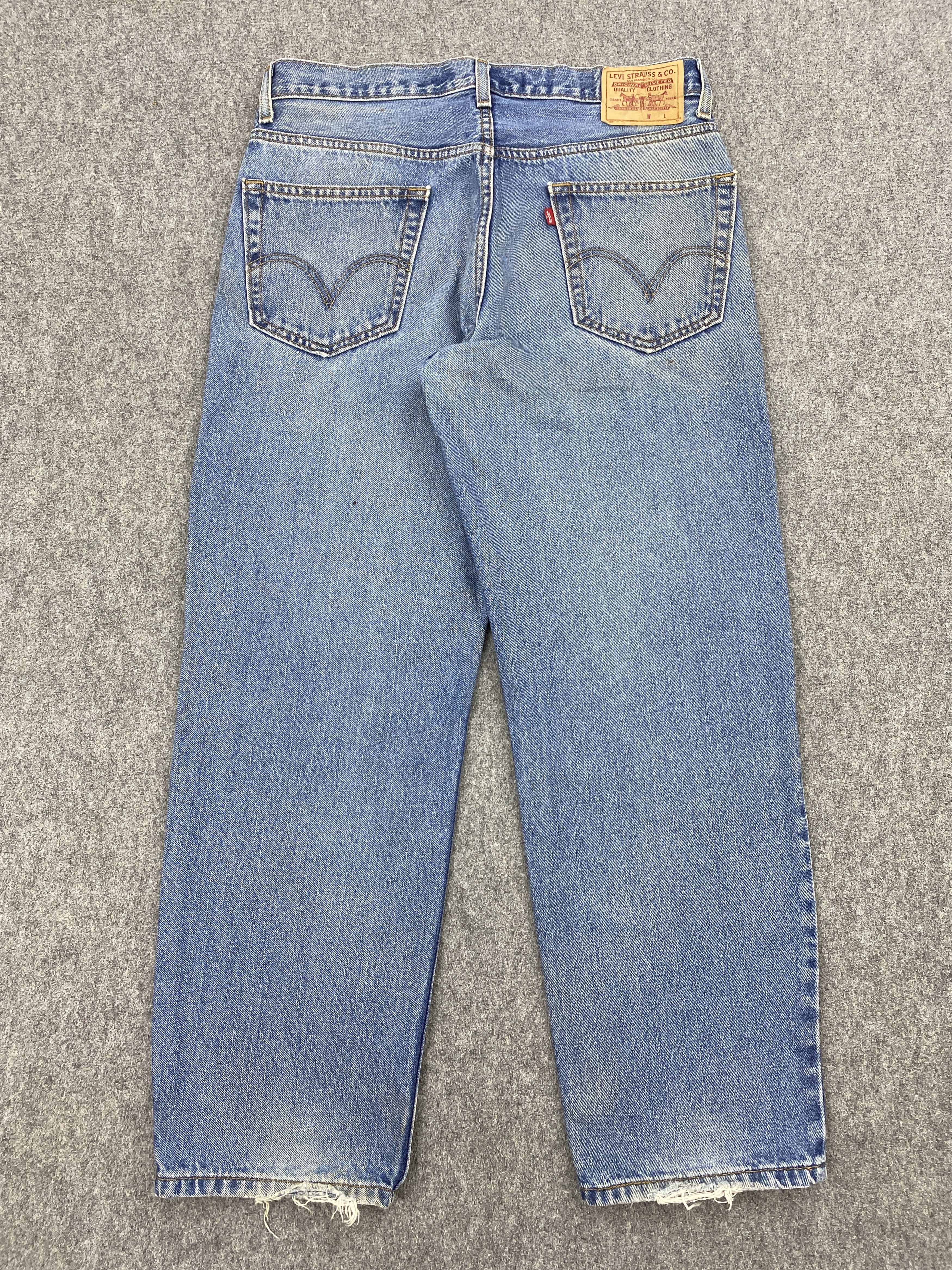 Levi's × Vintage Faded Blue Vintage 90s Levis 550 Jeans Size US 34 / EU 50 - 3 Thumbnail