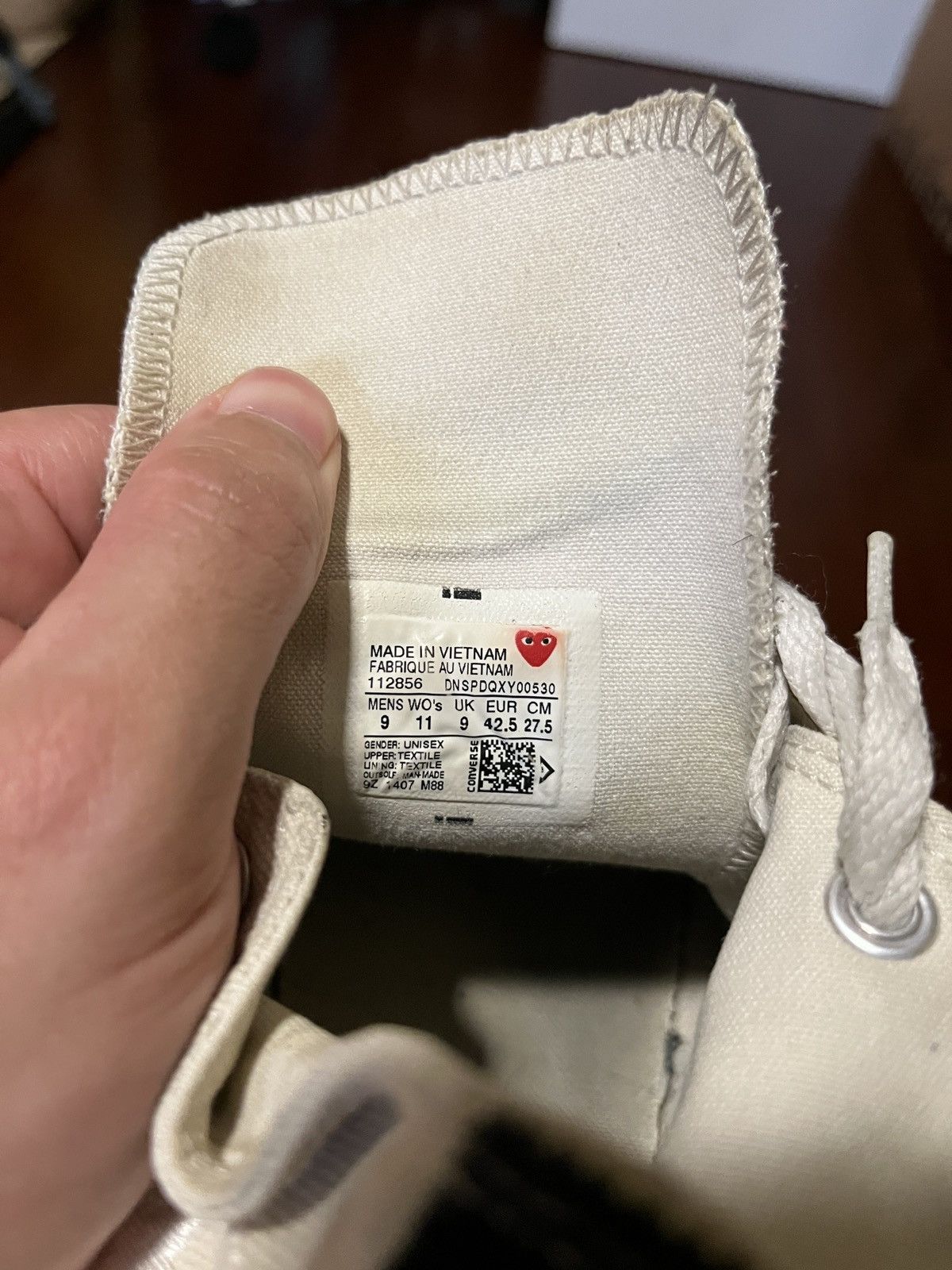 Comme des Garcons × Converse cdg x converse hi-top chucks Size US 9 / EU 42 - 7 Thumbnail
