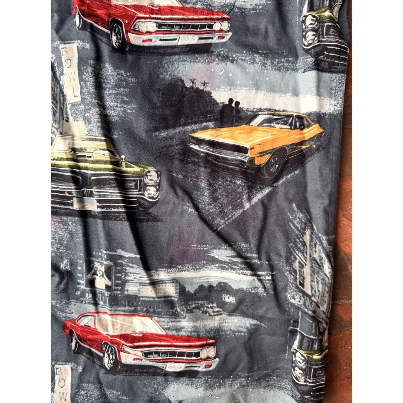 ALOHAS NWT Clearwater Outfitters Hawaiian Shirt Men Large Aloha Cars Graphic Print Short Sleeve Button-Up Collared Size US L / EU 52-54 / 3 - 6 Thumbnail