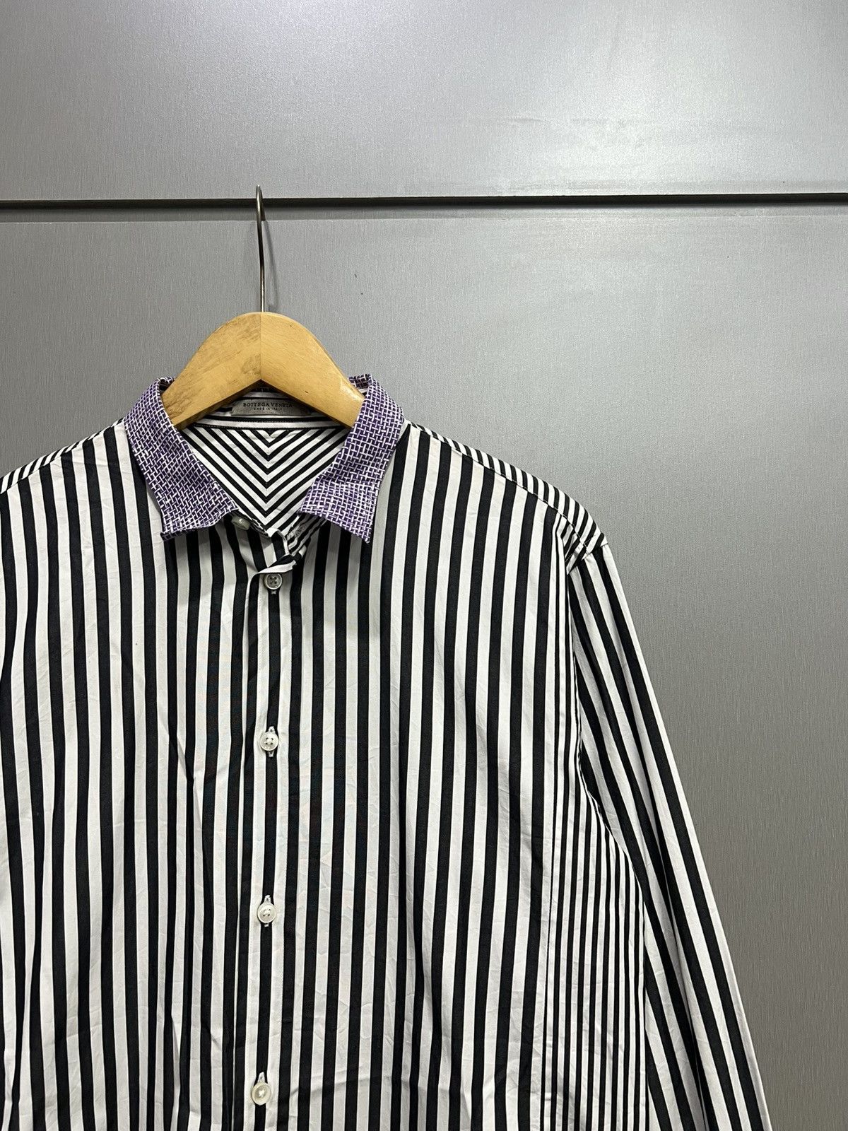 Bottega Veneta Bottega Veneta Stripped Oversized Shirt Size US M / EU 48-50 / 2 - 3 Thumbnail