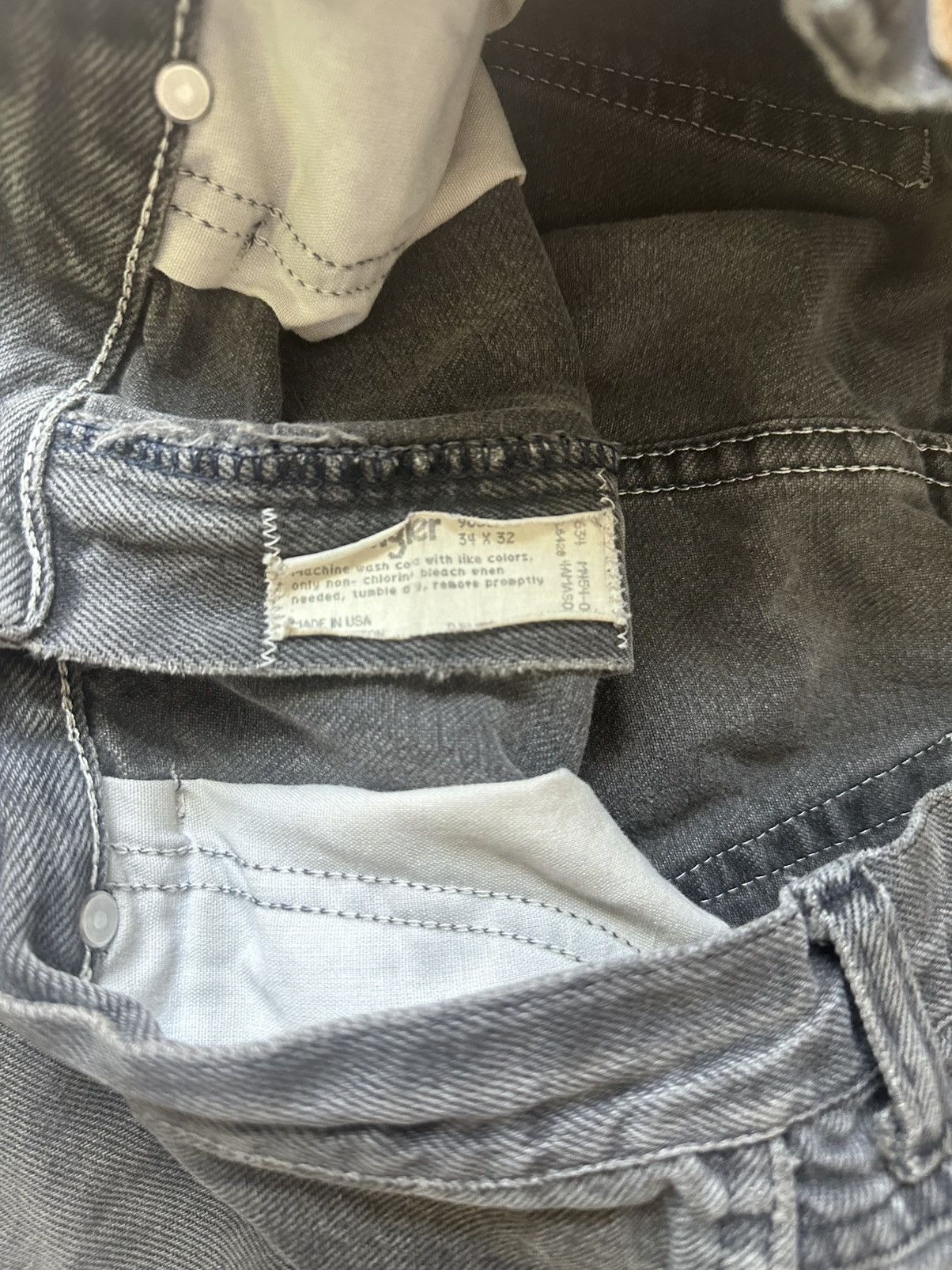 Vintage × Wrangler Archival 70’s Wrangler Denim Jeans Size US 34 / EU 50 - 5 Thumbnail