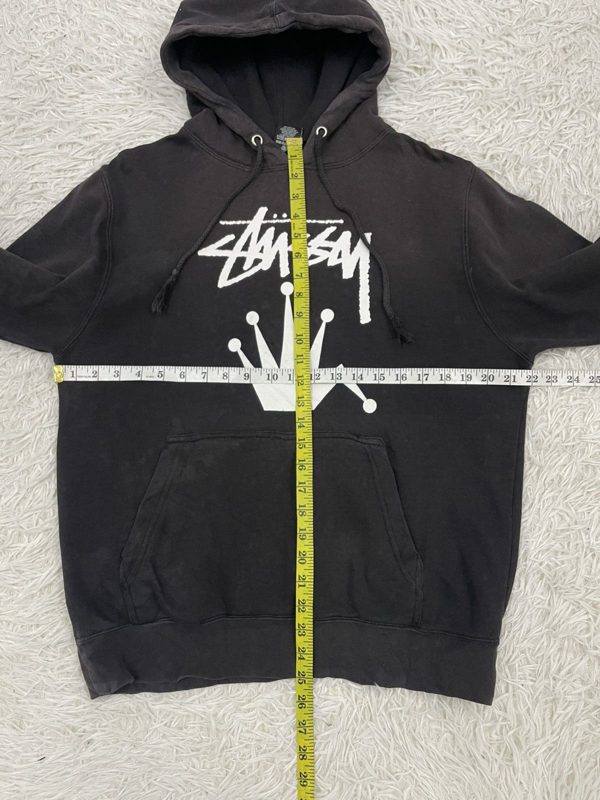 Stussy Vintage Sunfaded Stussy Crown Hoodie Size US S / EU 44-46 / 1 - 10 Thumbnail
