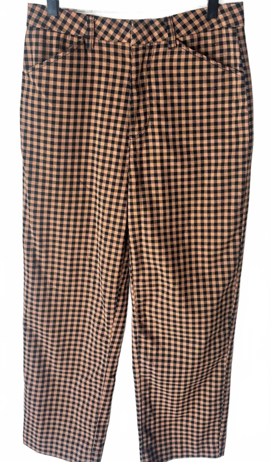 Brixton Brixton Women's Casual Checkered Pants Size 26" / US 2 / IT 38 - 1 Thumbnail