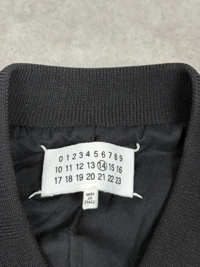 Maison Margiela SS2016 Maison Margiela Navy Striped Pinstripe Wool Bomber Jacket Size US S / EU 44-46 / 1 - 5 Thumbnail