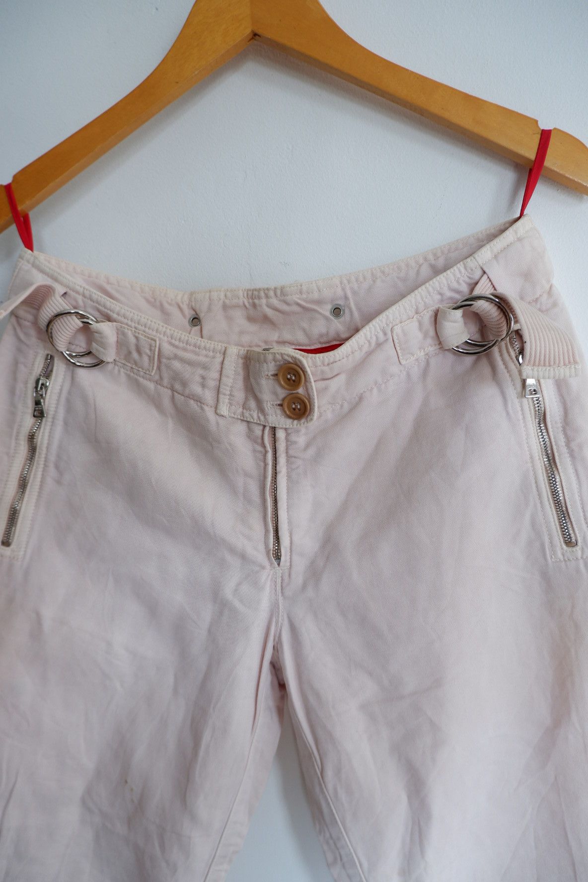 Prada PRADA Early 2000s Rose Cropped Biker Pants Size 28" / US 6 / IT 42 - 6 Thumbnail