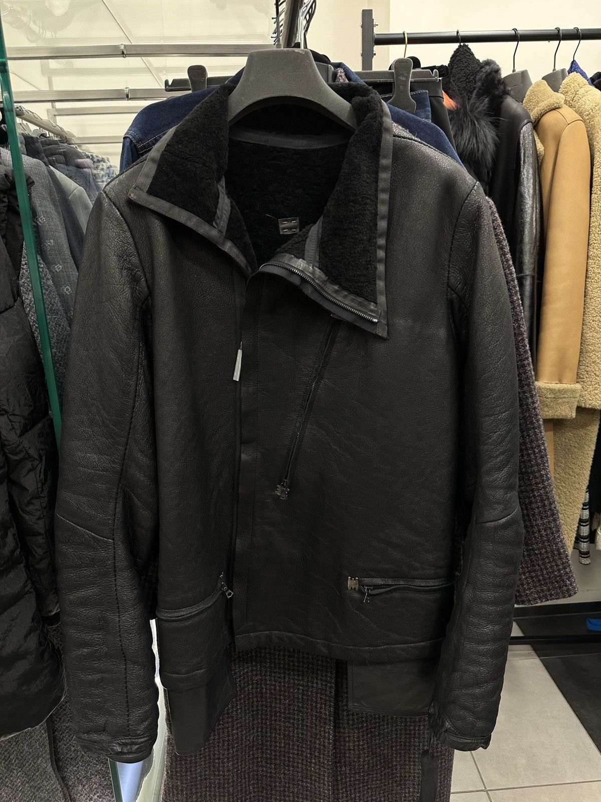 BNWT! Isaac Sellam Experience Lamb Leather Ambilavant Jacket