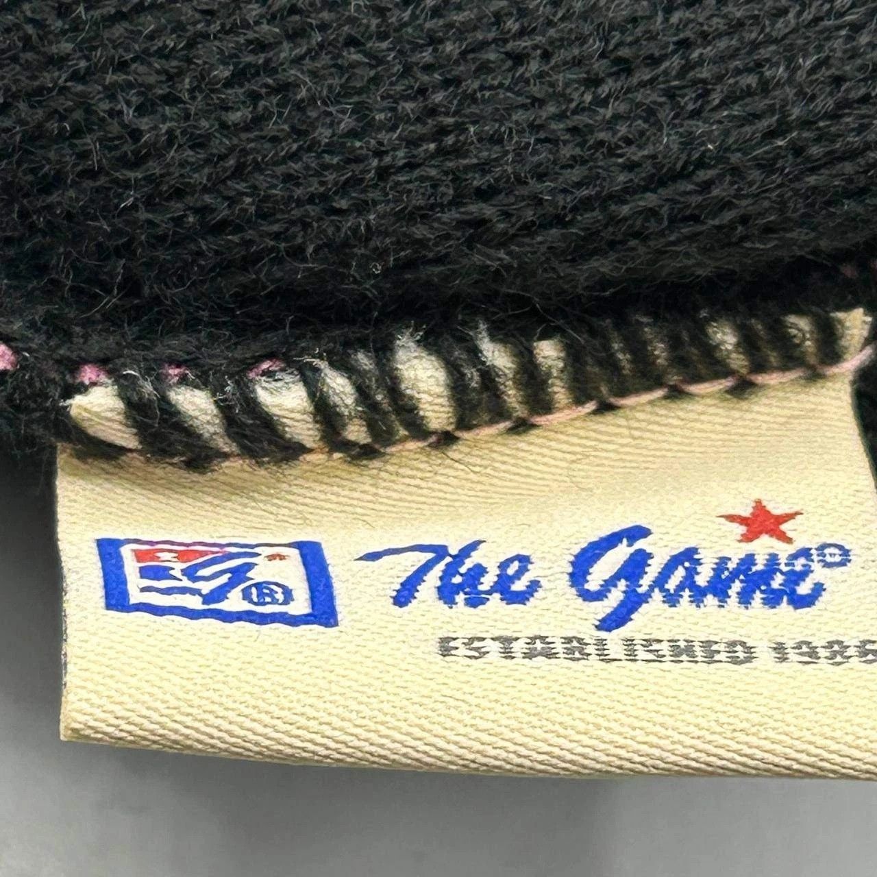 The Game Oklahoma State Cowboys Hat Men Pink Black Beanie Pom Pom Size ONE SIZE - 4 Thumbnail