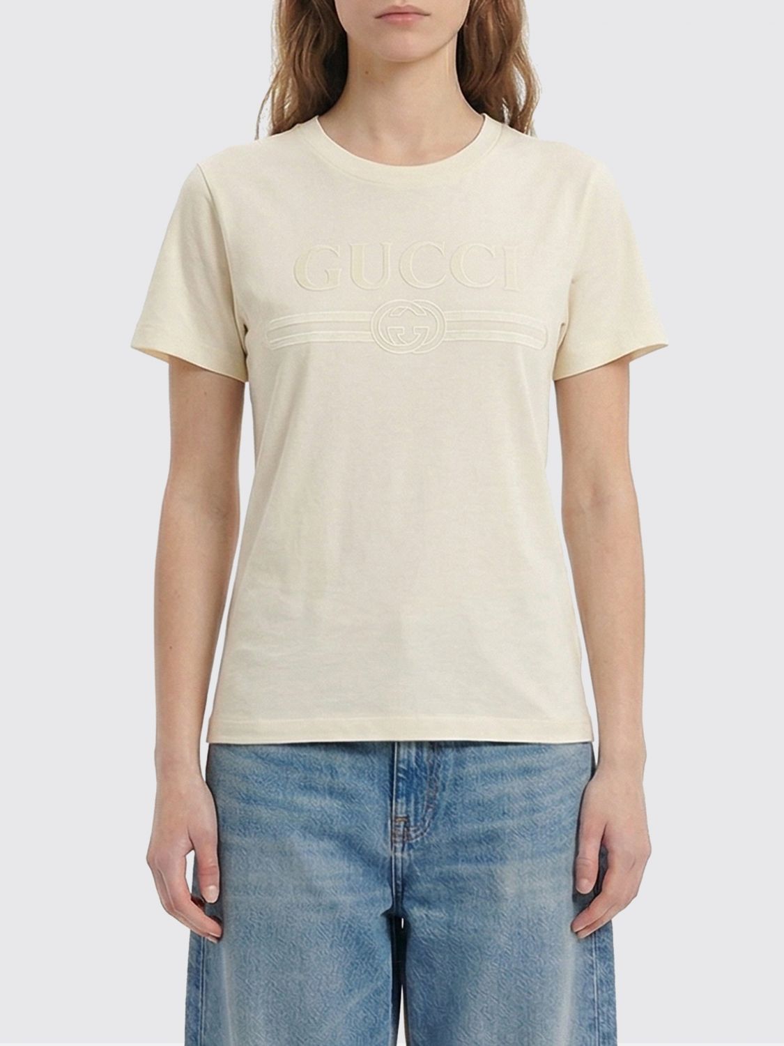 Gucci Gucci T-Shirt Woman Milk Size L / US 10 / IT 46 - 1 Thumbnail