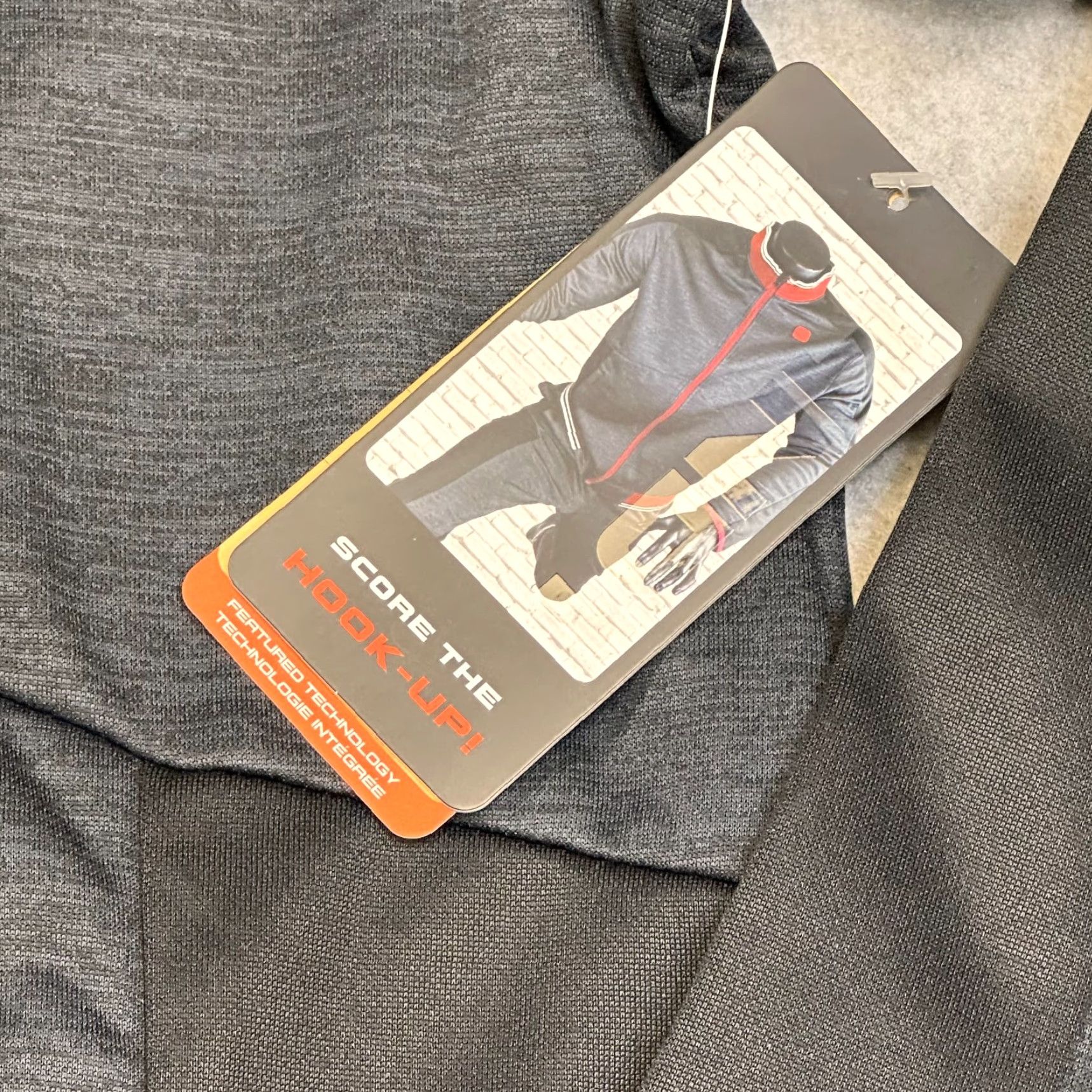 Vintage AND1 Dribble Jacket Mens XL Full Zip Black Heather Shooting Shirt Basketball NWT Size US XL / EU 56 / 4 - 3 Thumbnail