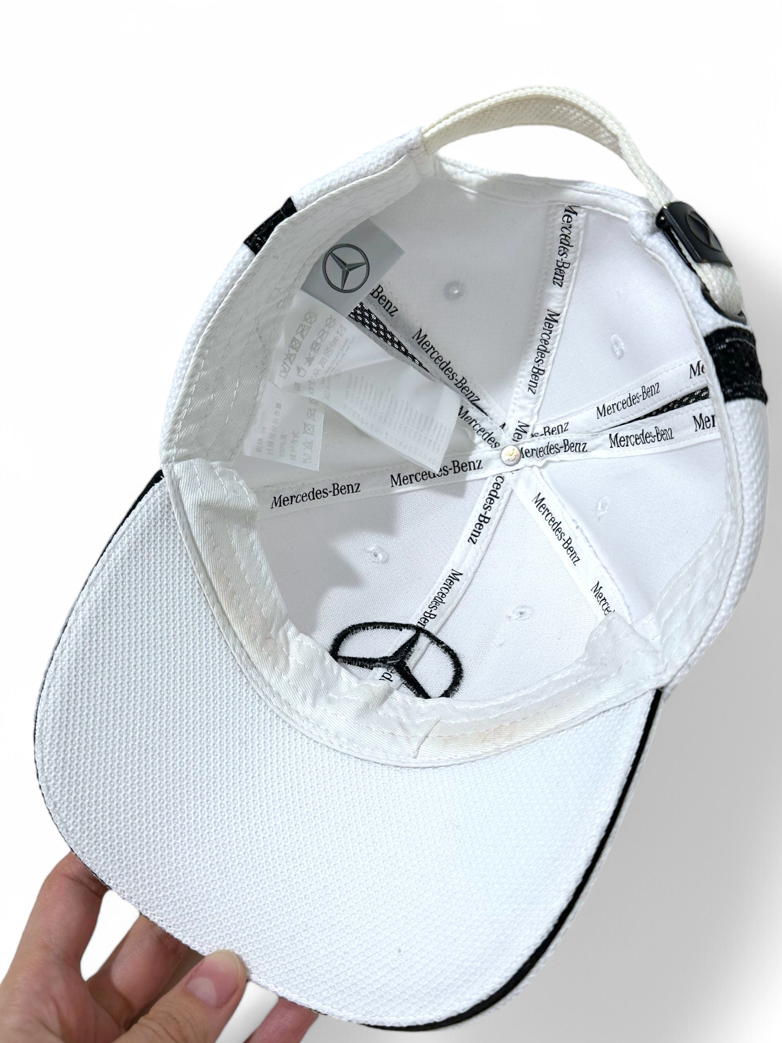 Mercedes-Benz Vintage Mercedes Benz Big Logo Cap Hat Size ONE SIZE - 4 Thumbnail