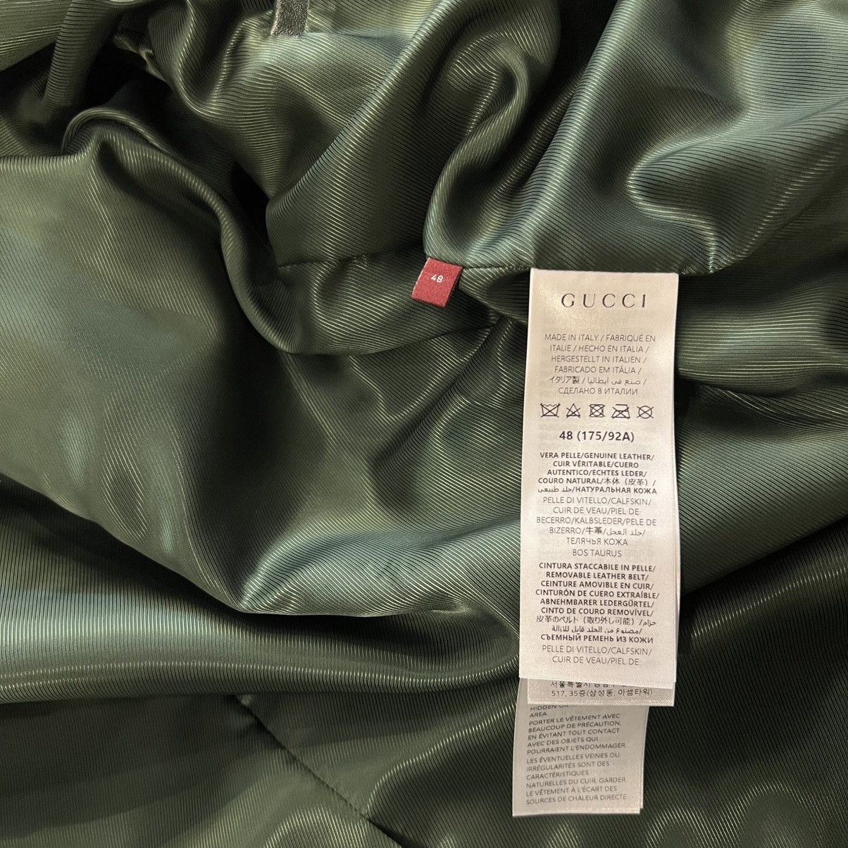 Gucci Gucci Leather Jacket in Medium Size US M / EU 48-50 / 2 - 6 Thumbnail