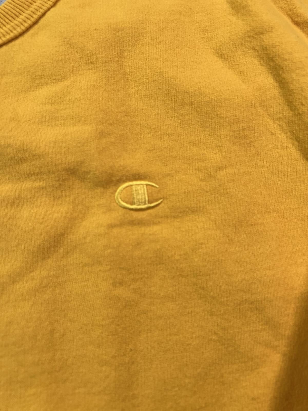 Champion Champion Authentic Yellow Crewneck Sweatshirt 2XL Size US XXL / EU 58 / 5 - 2 Thumbnail