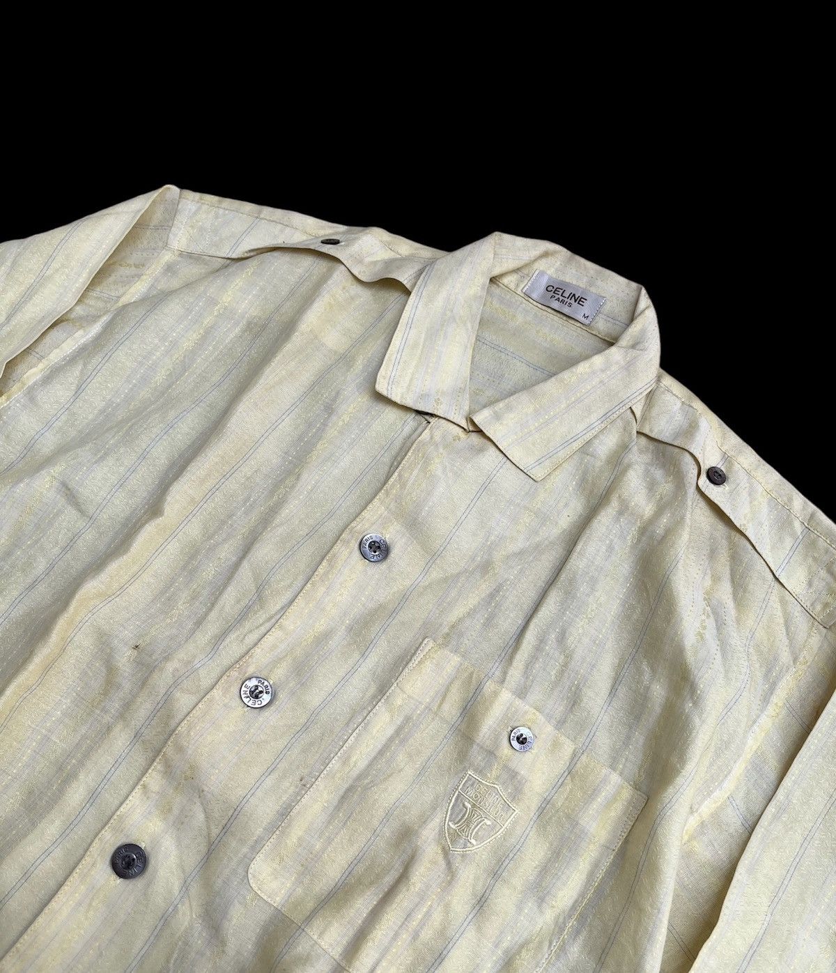 Celine Vintage Celine Paris Linen Jacket Unisex Size US M / EU 48-50 / 2 - 3 Thumbnail