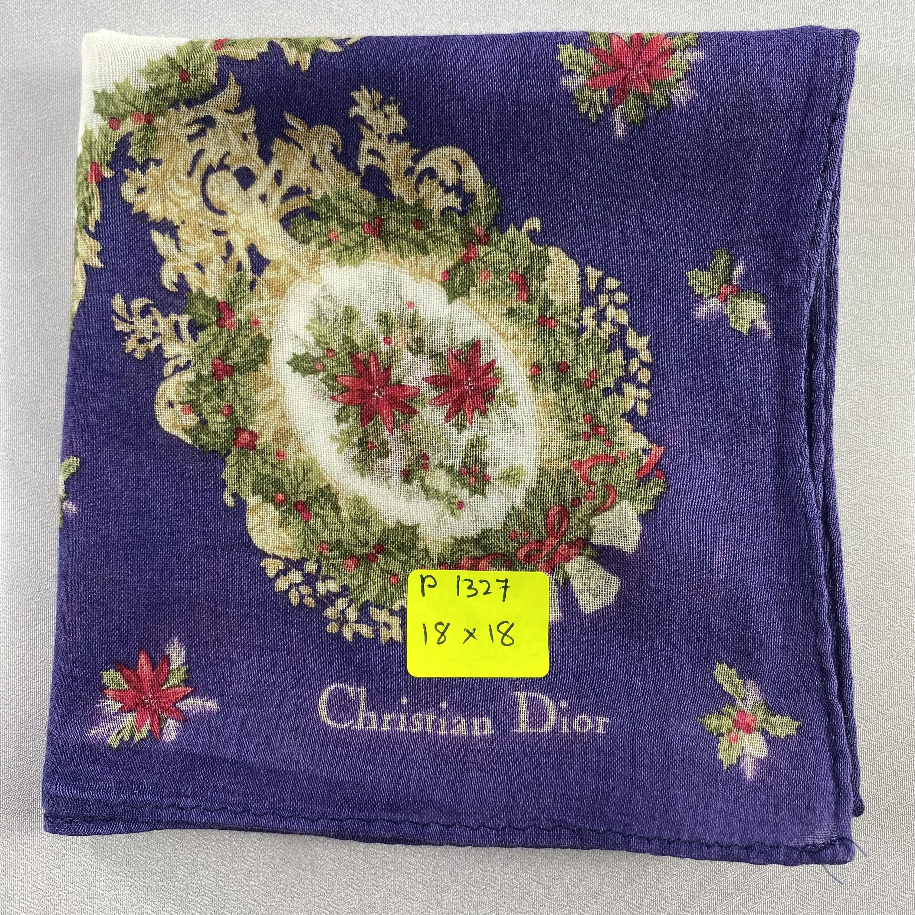 Vintage Christian Dior Monsieur Handkerchief / Neckerchief-P1327 Size ONE SIZE - 6 Thumbnail