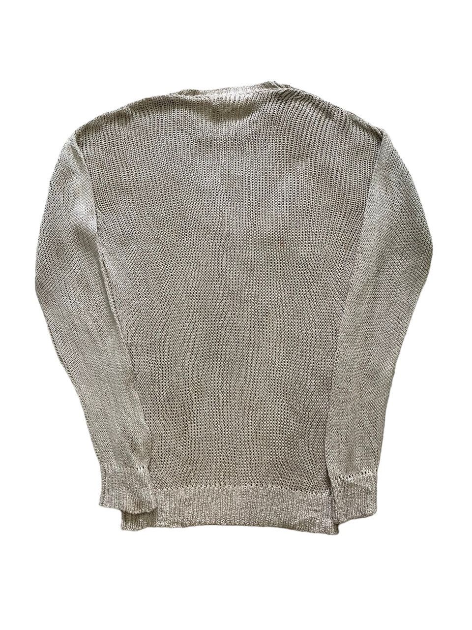 Comme des Garcons 1990 Comme Des Garçons Silk/ Linen Mesh Knit Sweater Size US M / EU 48-50 / 2 - 10 Thumbnail