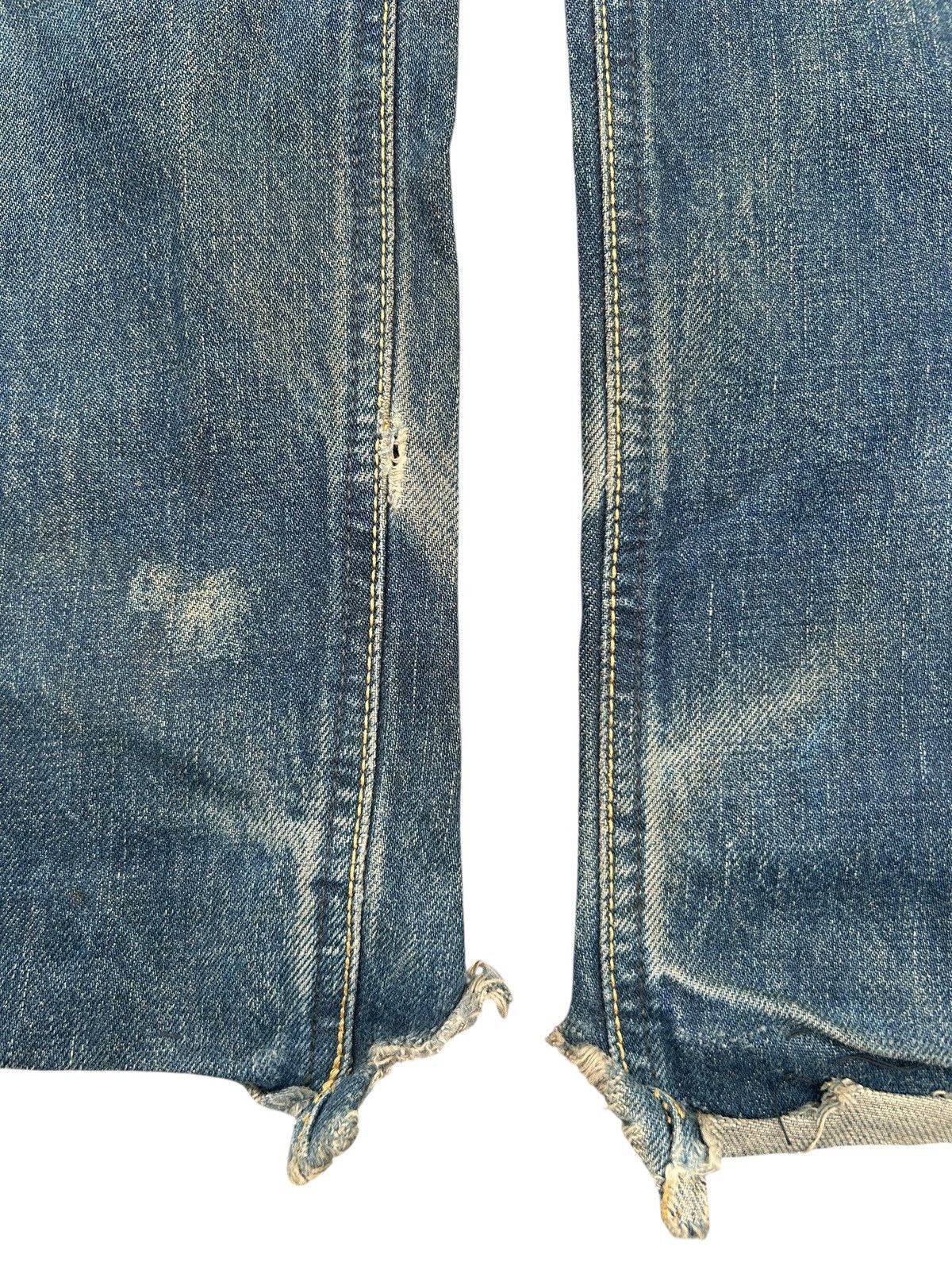 Japanese Brand × Kapital × Vintage Rusty Lee Selvedge Baggy Distressed Vintage Denim Jeans Size US 30 / EU 46 - 5 Thumbnail