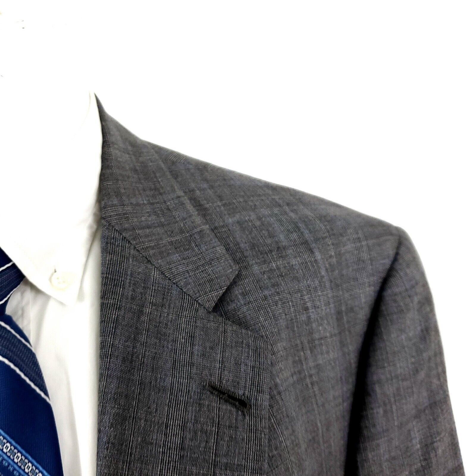 Hart Schaffner Marx Hart Schaffner Marx Gold Trumpeter Wool 2 Button Blazer 44L Size 44L - 2 Thumbnail