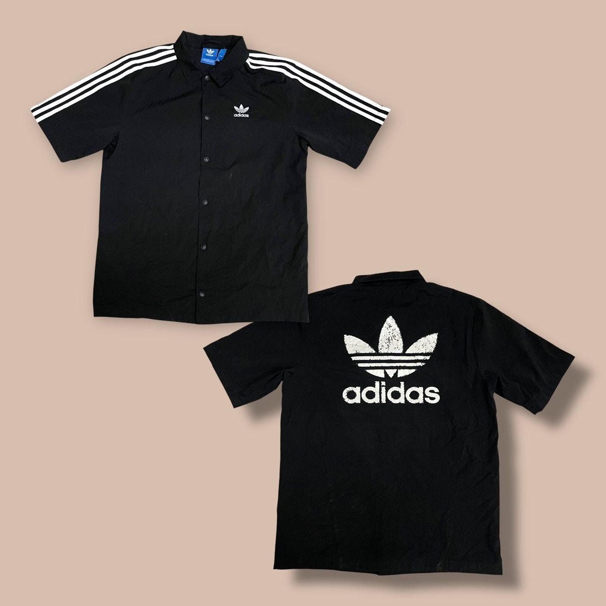 Adidas Adidas Originals short sleeve Coach Jacket Size US L / EU 52-54 / 3 - 1 Thumbnail